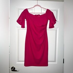 Calvin Klein Pink Elegant Women's Formal Party Cocktail Dress Size 4